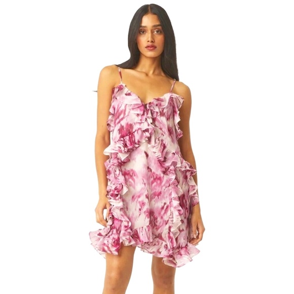 Misa Los Angelos Niamat Mini Dress New With Tags Sz M - Picture 1 of 4